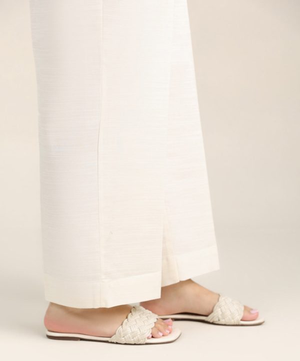 Khaddar Straight Pants - 图片 3