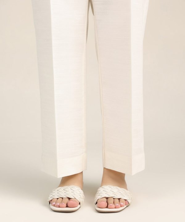 Khaddar Straight Pants - 图片 2