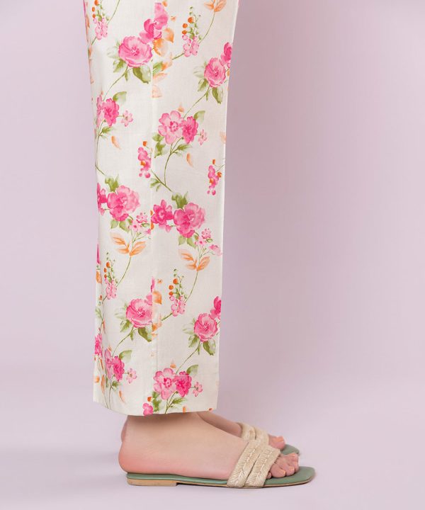 Printed Cotton Viscose Pants - 图片 3