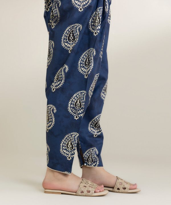 Printed Tapered Shalwar - 图片 2