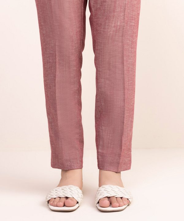 Cotton Linen Cigarette Pants - 图片 4