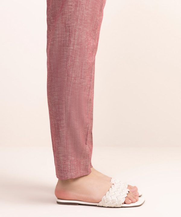 Cotton Linen Cigarette Pants - 图片 3