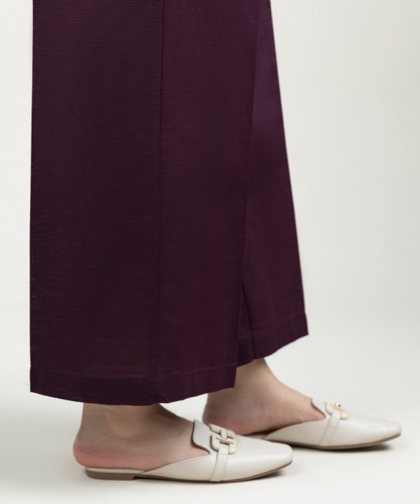 Solid Khaddar Culottes - 图片 3