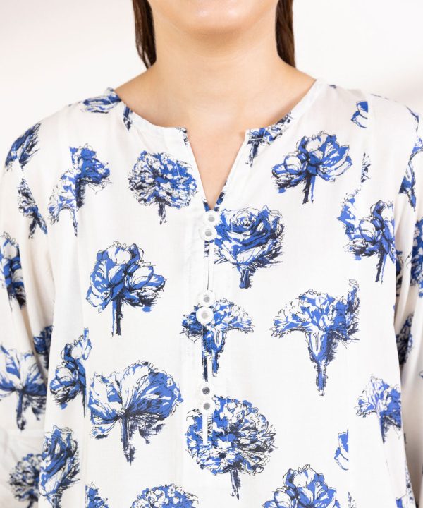 Printed Linen Shirt - 图片 5