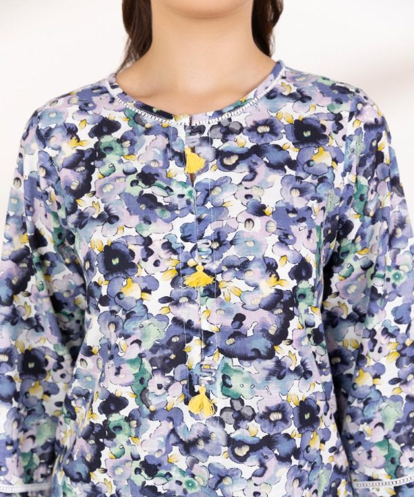 Printed Light Khaddar Shirt - 图片 5