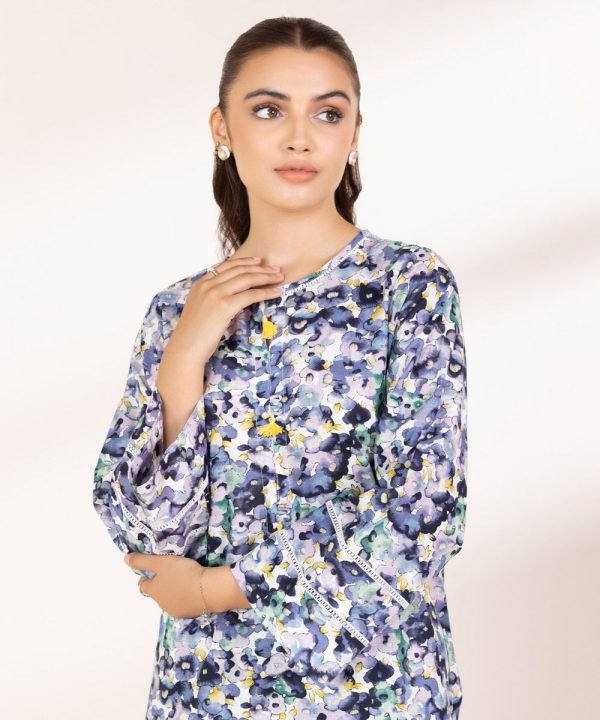 Printed Light Khaddar Shirt