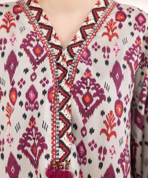 Printed Cotton Viscose Shirt - 图片 5