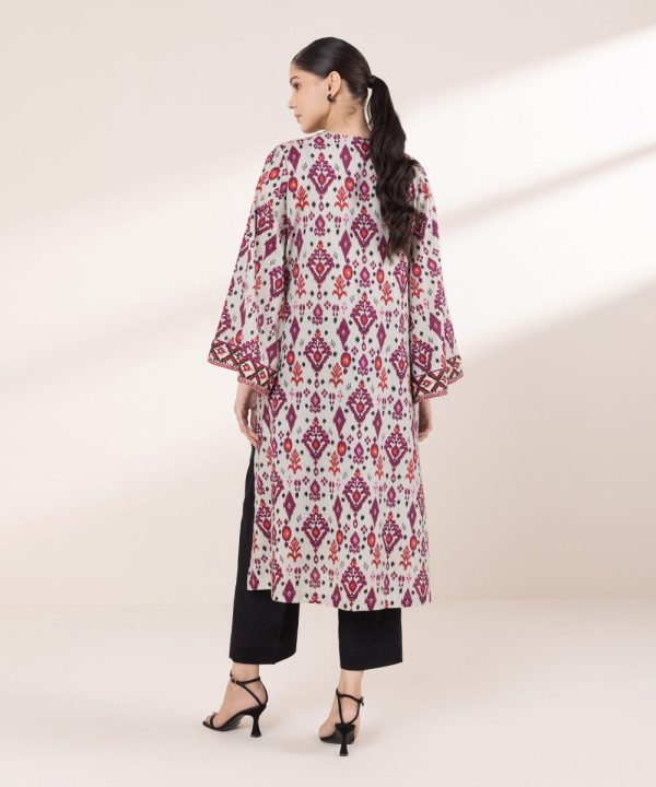 Printed Cotton Viscose Shirt - 图片 3