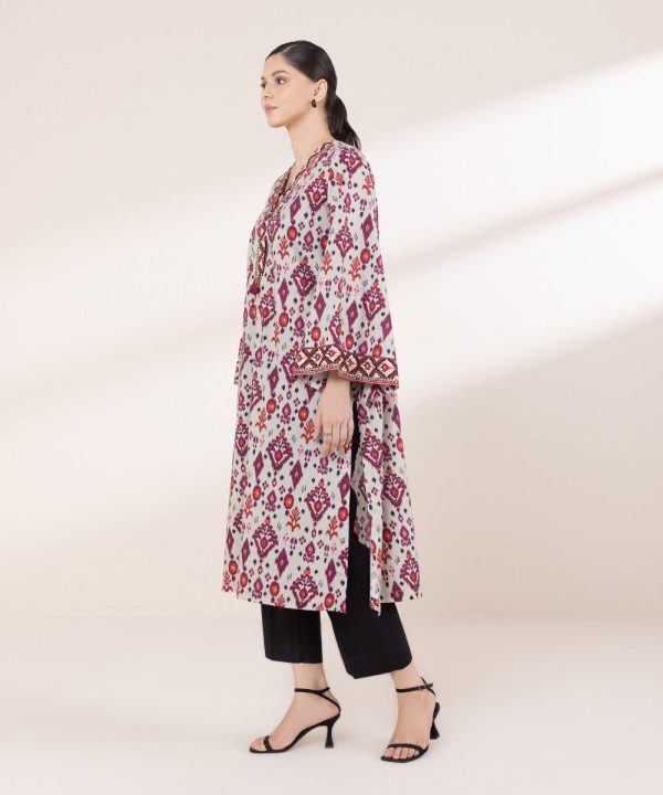 Printed Cotton Viscose Shirt - 图片 2