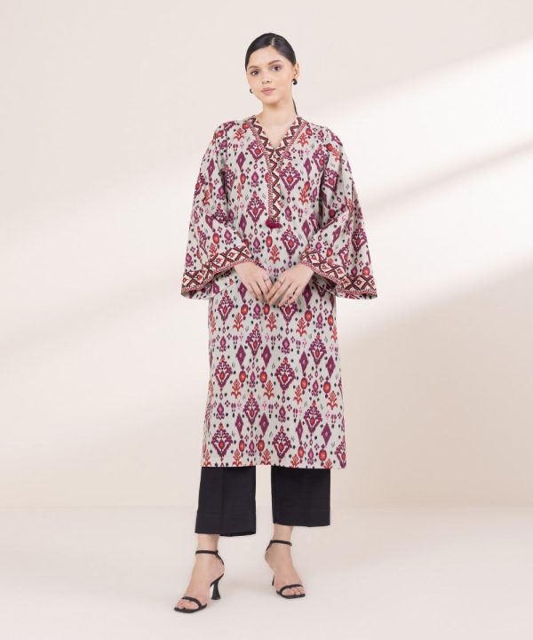 Printed Cotton Viscose Shirt - 图片 4