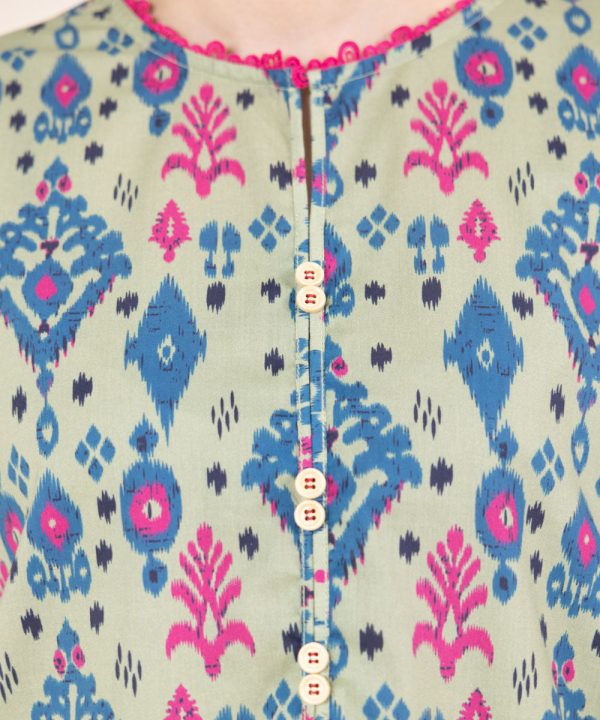 Printed Cotton Viscose Shirt - 图片 5