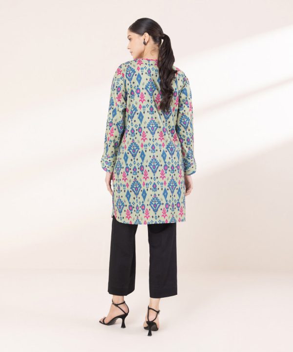 Printed Cotton Viscose Shirt - 图片 4