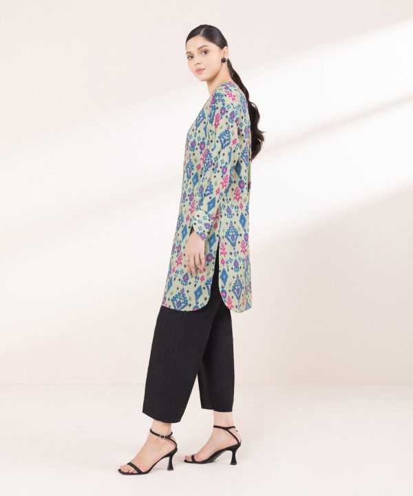 Printed Cotton Viscose Shirt - 图片 3