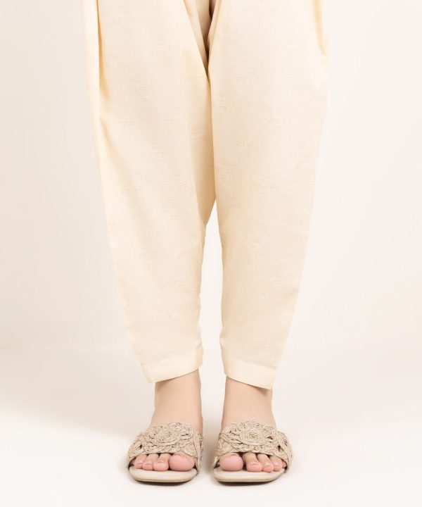 Cotton Jacquard Shalwar - 图片 4