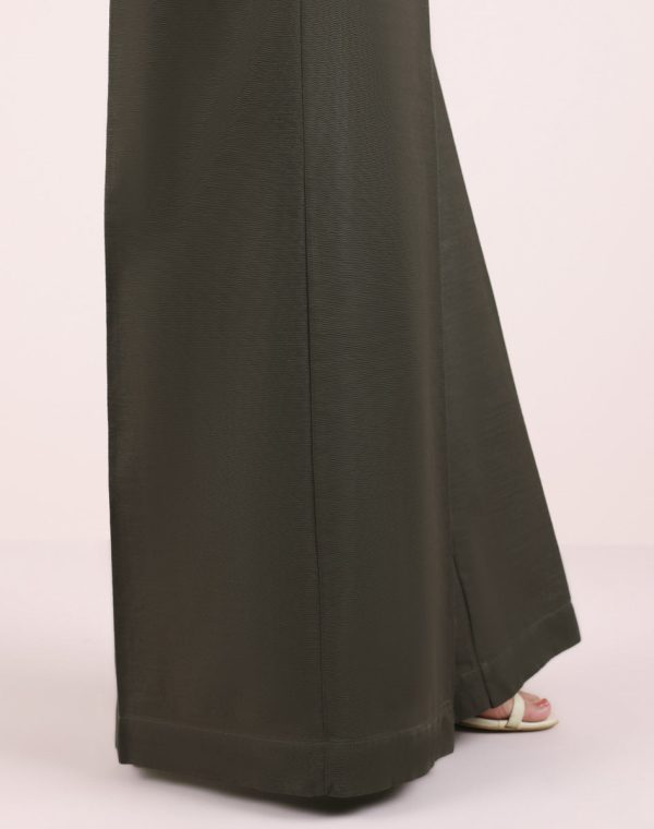 Solid Khaddar Culottes - 图片 3