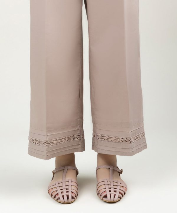 Solid Cambric Culottes - 图片 2