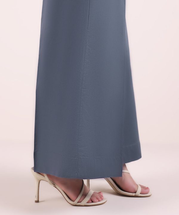 Solid Cambric Culottes - 图片 3