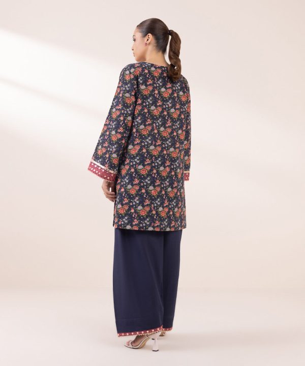 Embroidered Khaddar Shirt - 图片 4