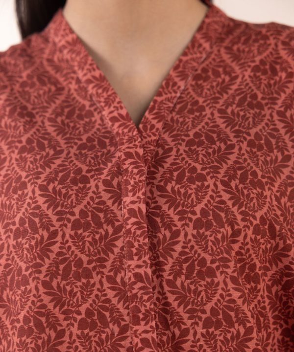 Printed Light Khaddar Shirt - 图片 5