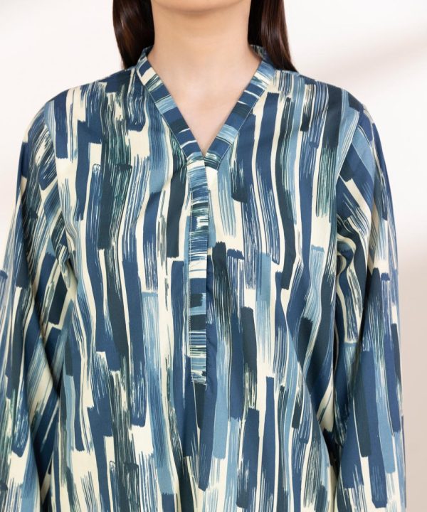 Printed Cotton Viscose Shirt - 图片 5