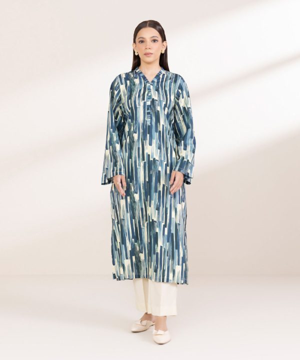 Printed Cotton Viscose Shirt - 图片 2