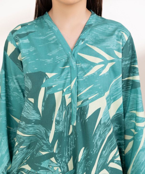 Printed Cotton Viscose Shirt - 图片 5