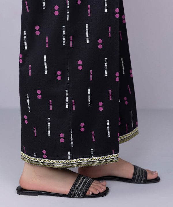 Embroidered Dobby Culottes - 图片 2