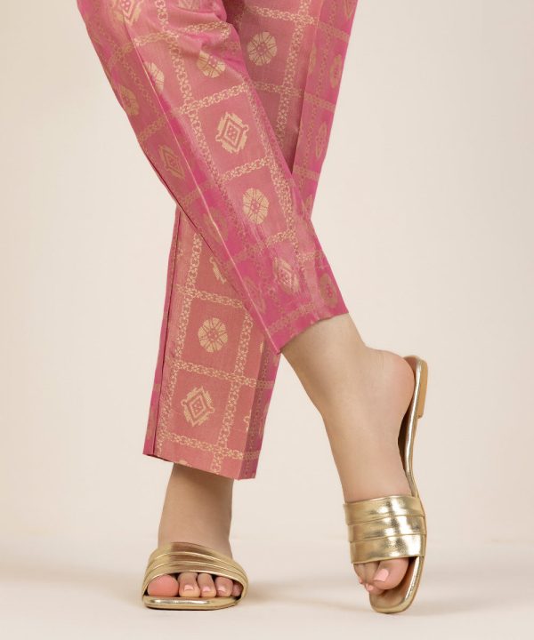 Jacquard Straight Pants