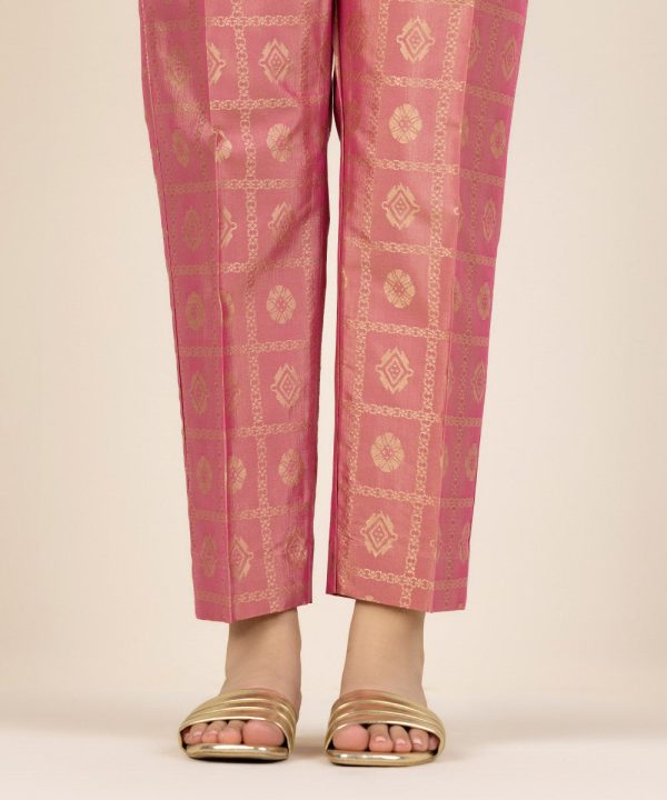 Jacquard Straight Pants - 图片 4