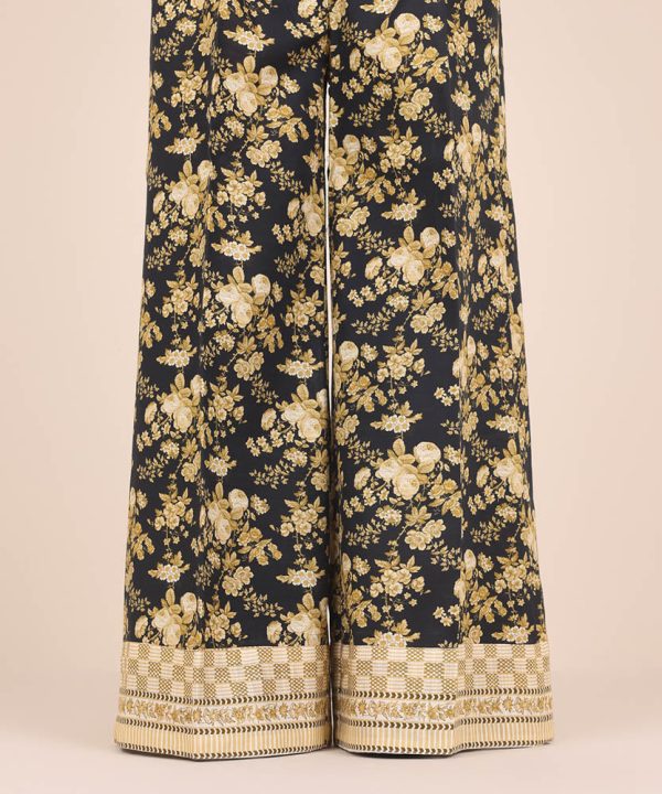 Printed Khaddar Culottes - 图片 4