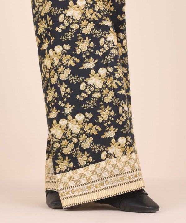 Printed Khaddar Culottes - 图片 3