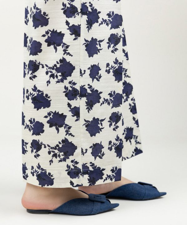 Printed Khaddar Culottes - 图片 3