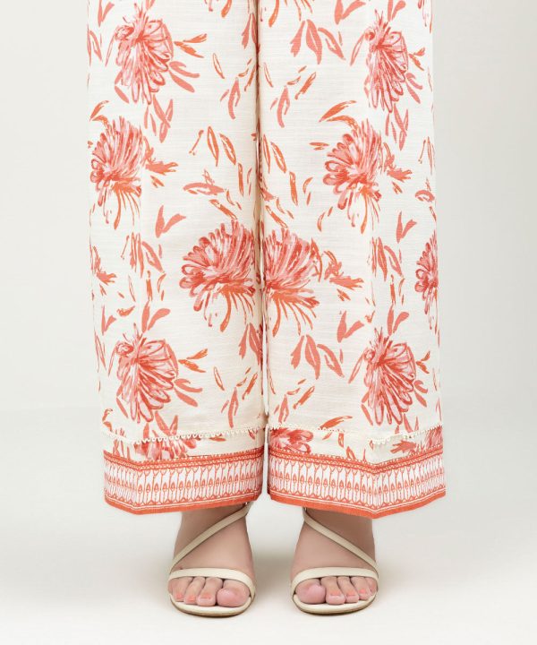 Printed Khaddar Culottes - 图片 2