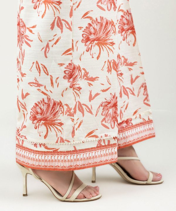 Printed Khaddar Culottes - 图片 3