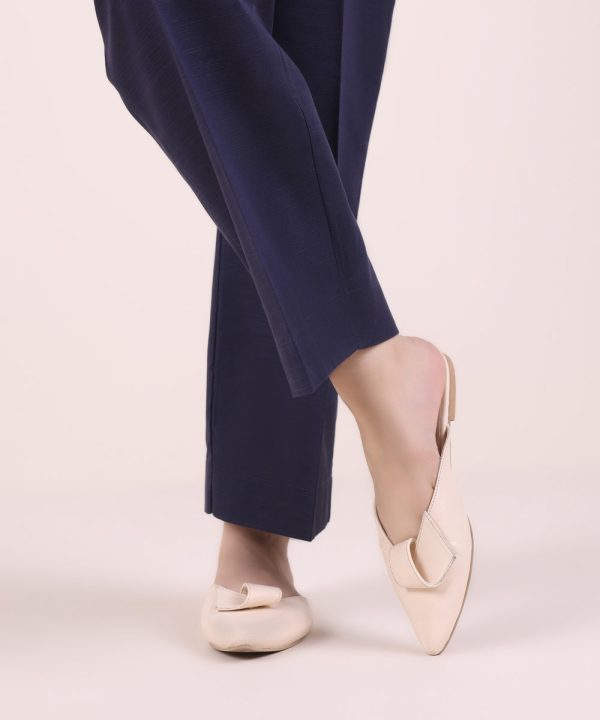 Solid Khaddar Straight Pants - 图片 3