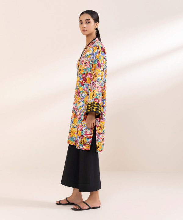 Printed Cotton Viscose Shirt - 图片 3