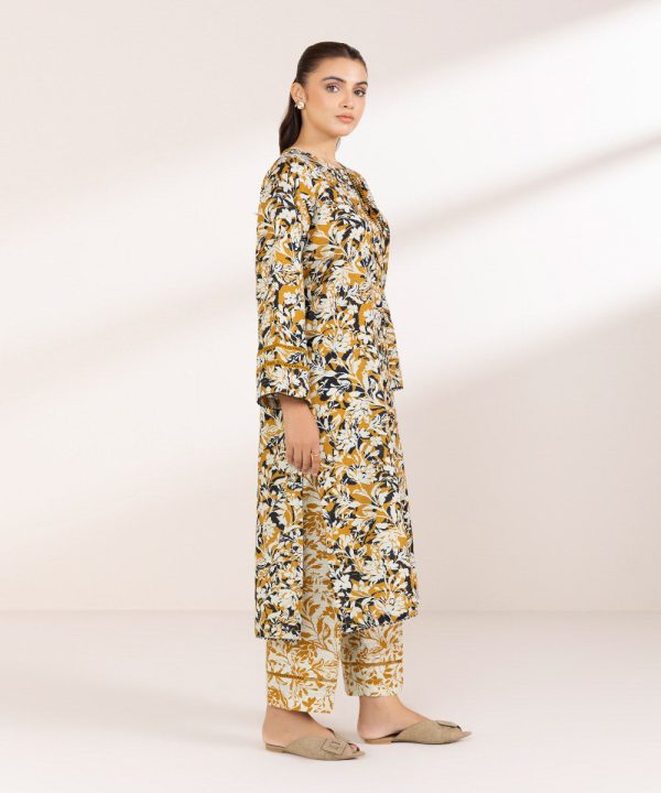 Printed Light Khaddar Shirt - 图片 3