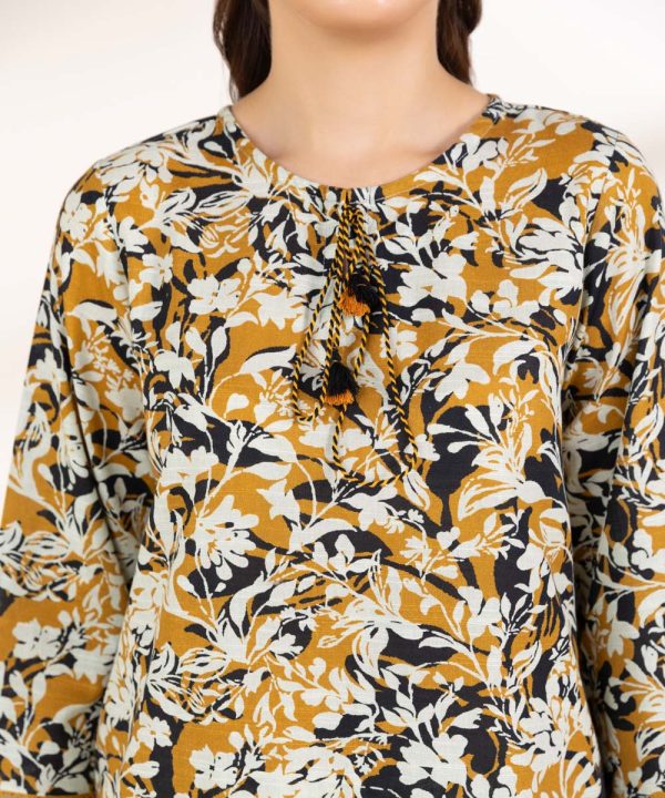 Printed Light Khaddar Shirt - 图片 5