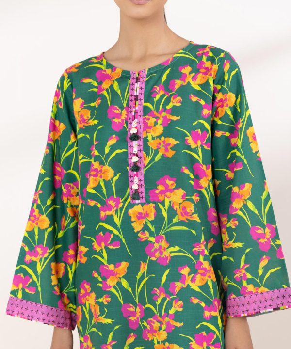 Printed Light Khaddar Shirt - 图片 5