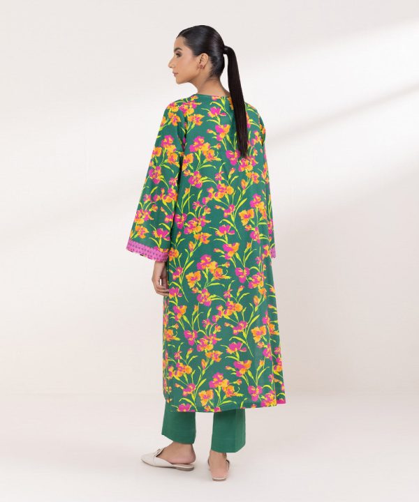 Printed Light Khaddar Shirt - 图片 4