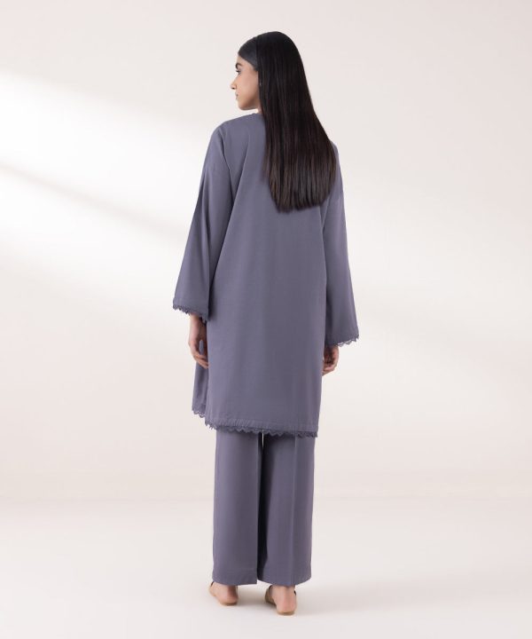 Solid Cotton Viscose Shirt - 图片 3