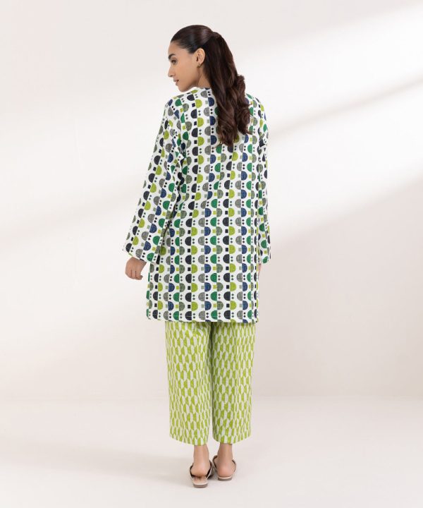 Printed Light Khaddar Shirt - 图片 4