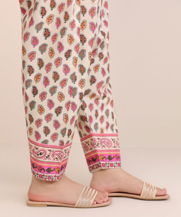 Printed Cambric Shalwar - 图片 4