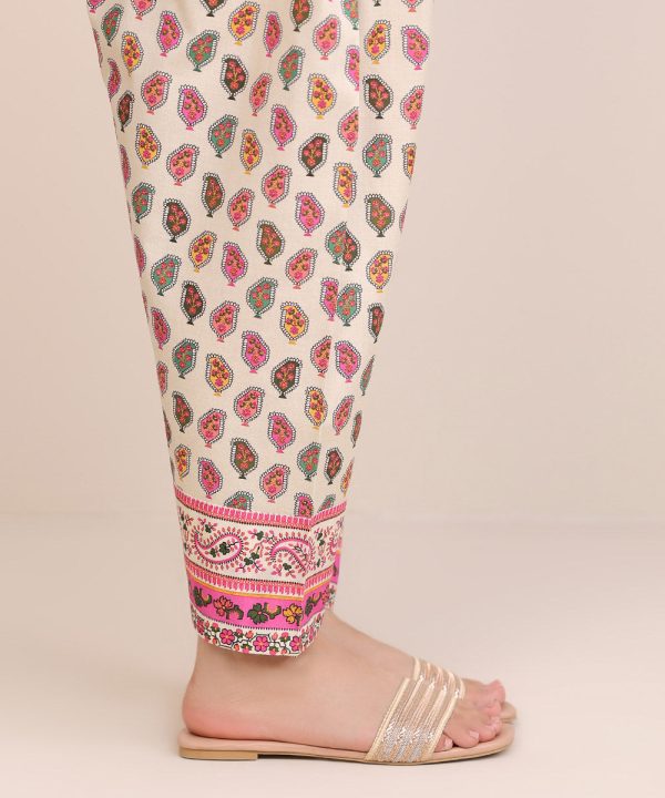 Printed Cambric Shalwar - 图片 5