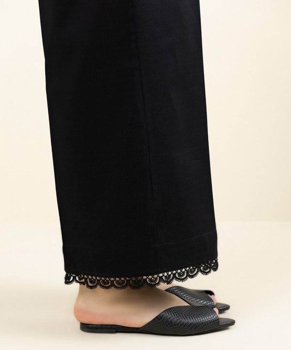 Solid Dobby Culottes - 图片 3