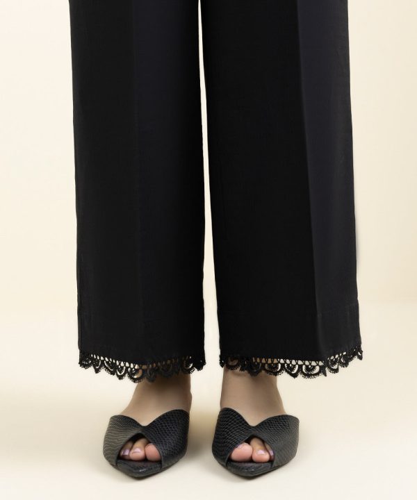 Solid Dobby Culottes - 图片 4