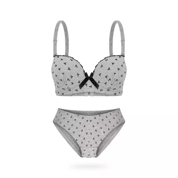 Kangxin Women's Wired Padded Bra & Pantie Set - 图片 2