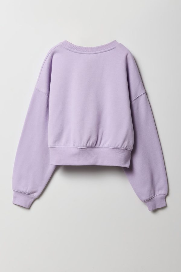 Girls Paris Patched Fleece Sweatshirt - 图片 2