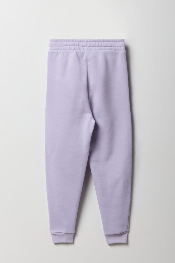 Jogger en molleton avec motif brodé City en chenille pour fille - 图片 8