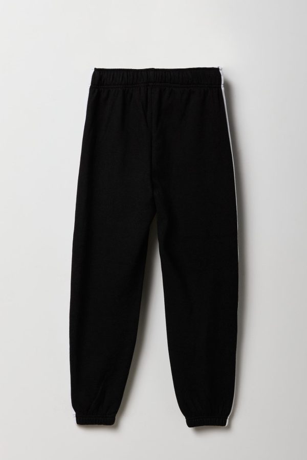 Girls Side Striped Fleece Jogger - 图片 2